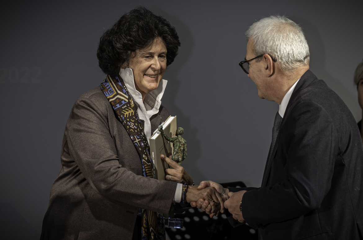 Ritira il Premio Italia la Vicepresidente Fai Ilaria Borletti Buitoni - Consegna il Premio il Prefetto di Pesaro Tommaso Ricciardi - Salvatore Giannella